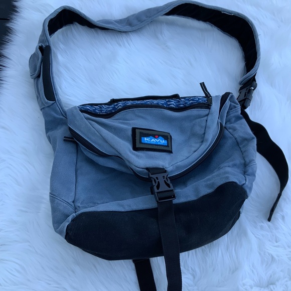 Kavu Handbags - Kavu purse backpack blue hiking